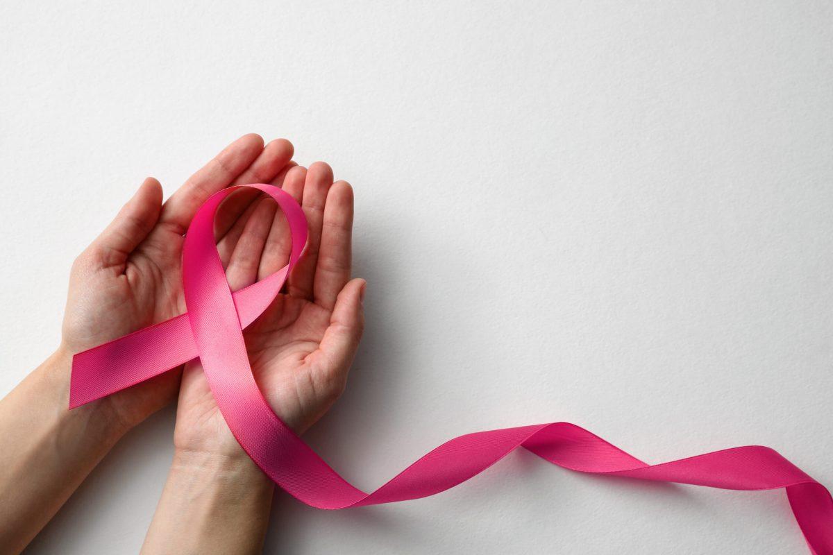 Pink ribbon for breast cancer awareness