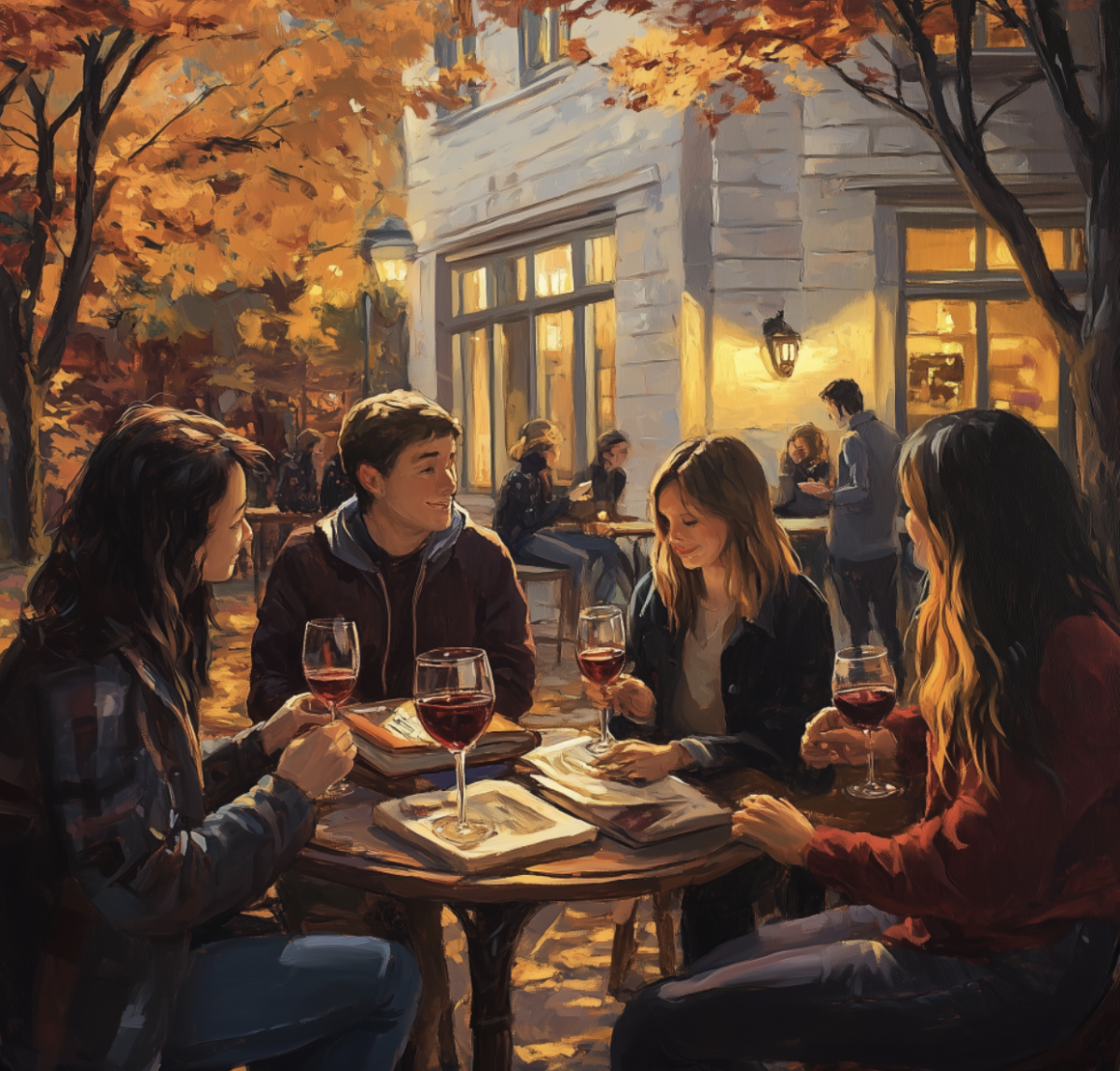 A glass of wine a day keeps the doctor away