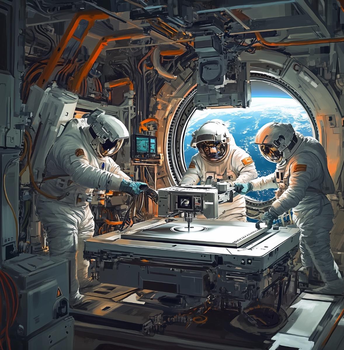 Fun Fact of the Week: The first metal part has been 3D printed in space