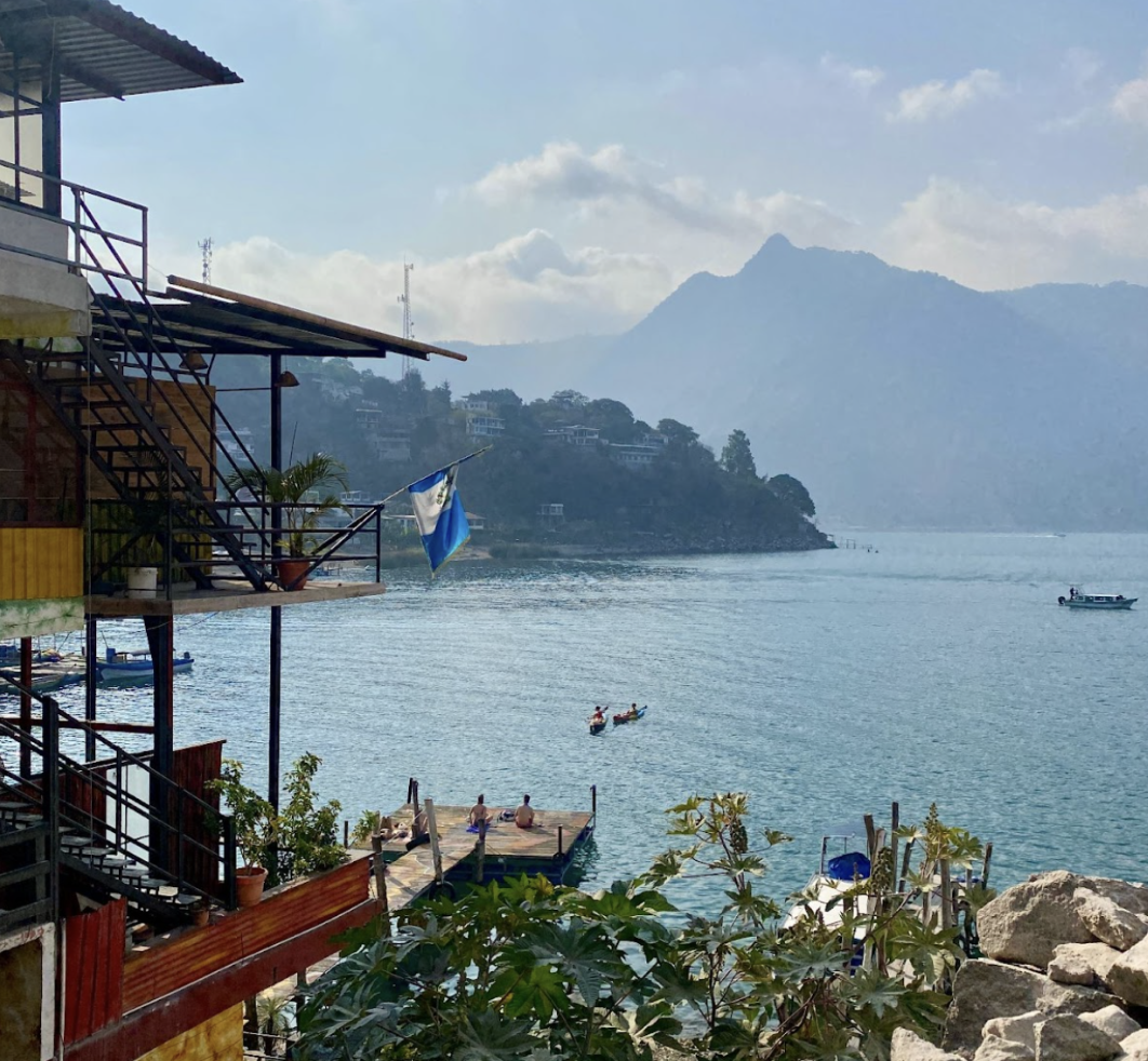 A view of Lake Atitlán from San Pedro La Laguna. (Photo courtesy of Bamlak Aklilu)